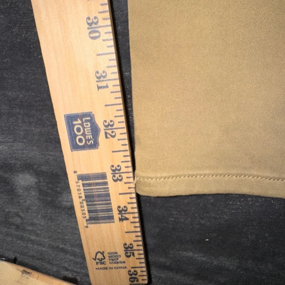 Mens 40 Peter Millar Pants Tan Excellent Crown Collection 5-Pocket Straight Leg